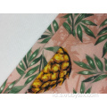 DTY Brushed Pineapple Print Fabric